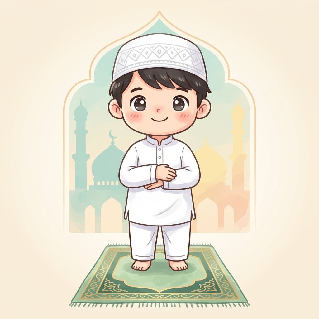 Berdiri (Sedekap)